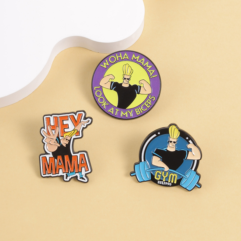 Men Accessories Look - Classic Game Figure Badge Cosplay Brooch