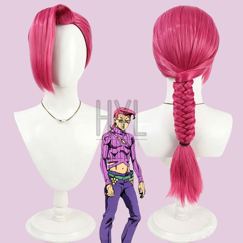Men Accessories Look - Anime JOJO Vinegar Doppio Cosplay Wig