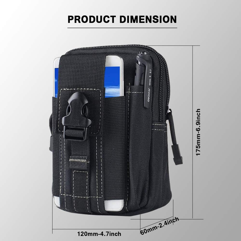 Tactical Molle Belt Pouch Mili - Men Accessories Box 评论和价格