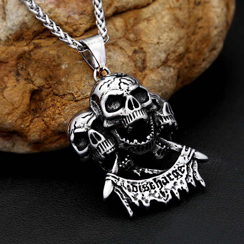 Domineering hip-hop rock style - Men Accessories Look 评论和价格