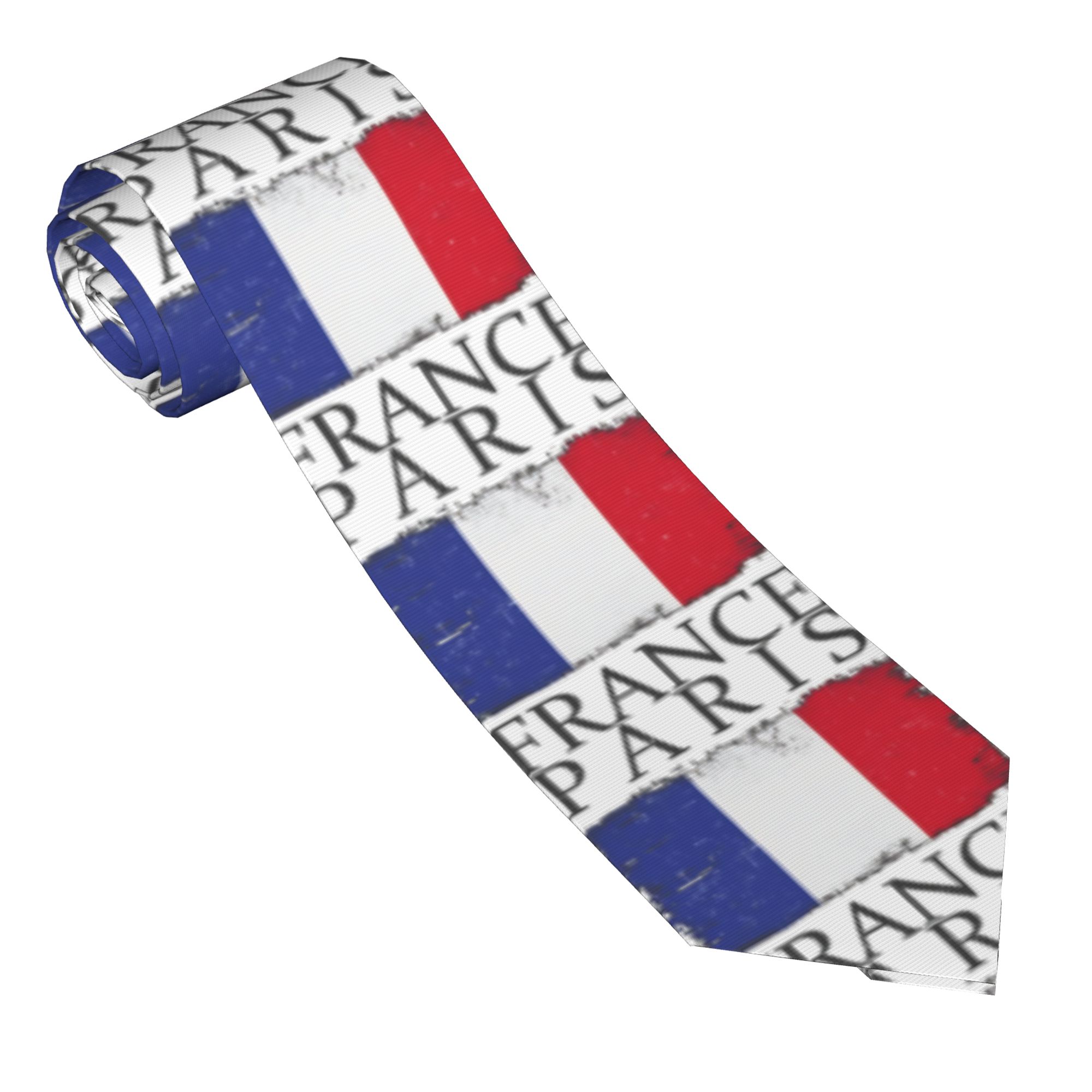 Men's Tie France Flag Capital  - Men'S Accessories Paris 评论和价格