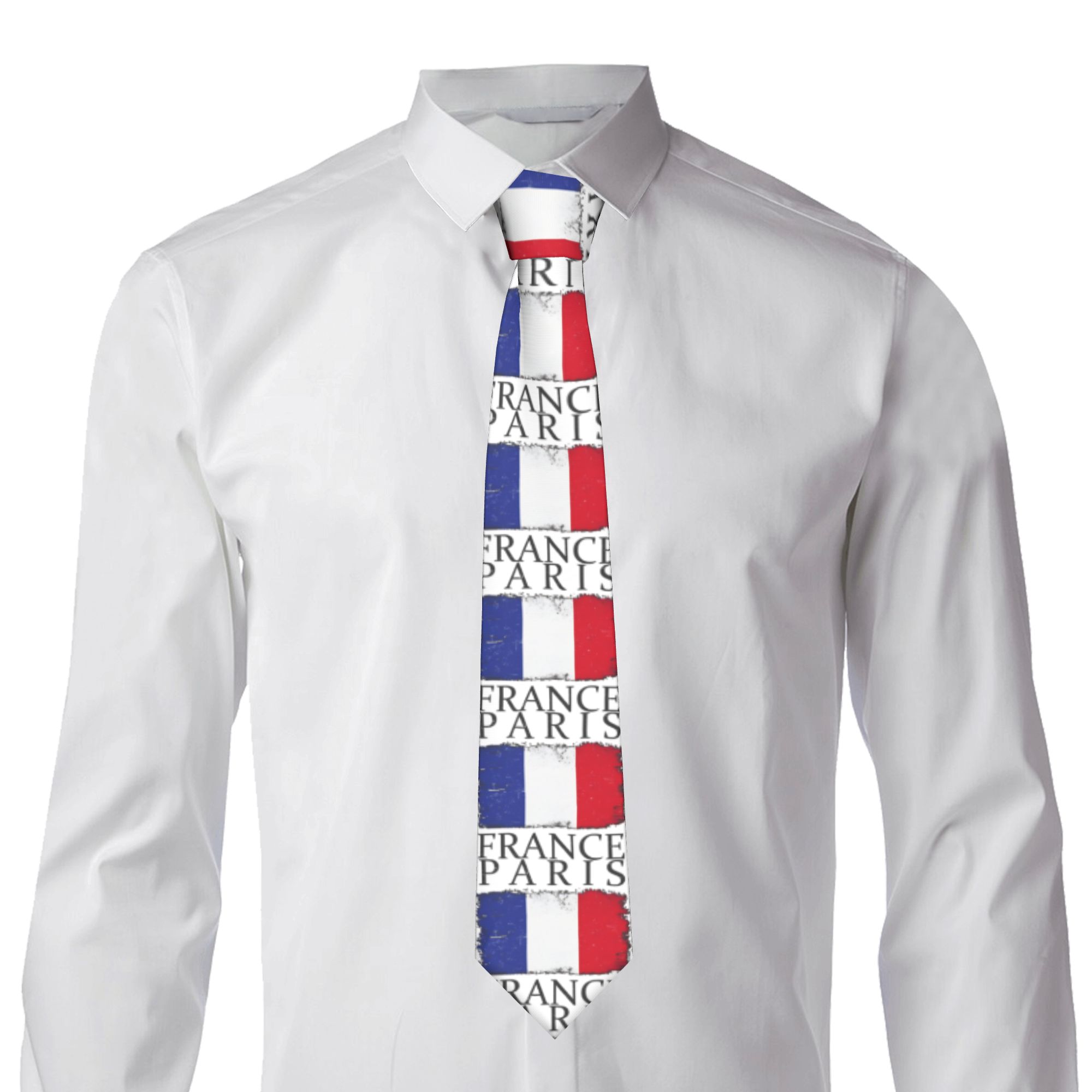 Men's Tie France Flag Capital  - Men'S Accessories Paris 评论和价格