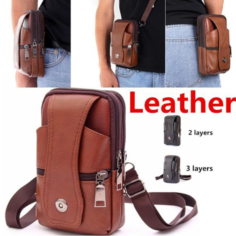 1Pcs Men Cell Phone Belt Pack  - Men Accessories Box 评论和价格