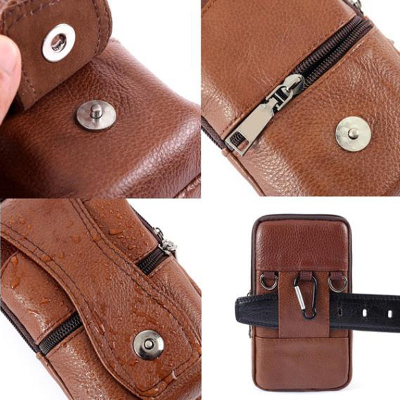 1Pcs Men Cell Phone Belt Pack  - Men Accessories Box 评论和价格