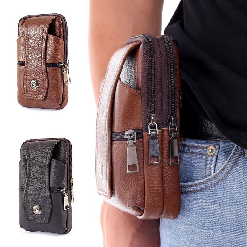 1Pcs Men Cell Phone Belt Pack  - Men Accessories Box 评论和价格