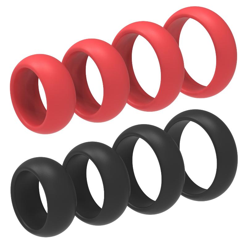 4Pcs Silicone Penis Ring Set f - Men Accessories Combo 评论和价格