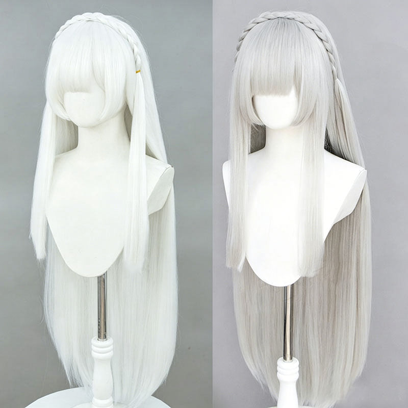 Anime Re:Zero Emilia Cosplay W - Men Accessories Look 评论和价格