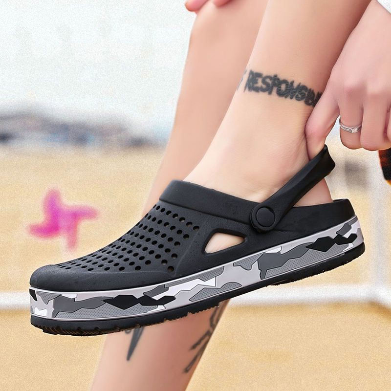 Summer Men Shoes Clogs Slipper - Men Accessories For Beach 评论和价格