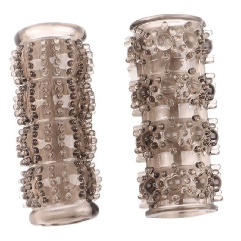 portable2 Pcs/set Crystal Cock - Men Accessories Combo 评论和价格