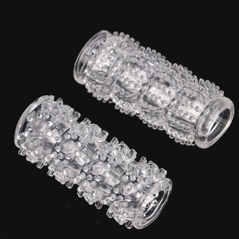 portable2 Pcs/set Crystal Cock - Men Accessories Combo 评论和价格