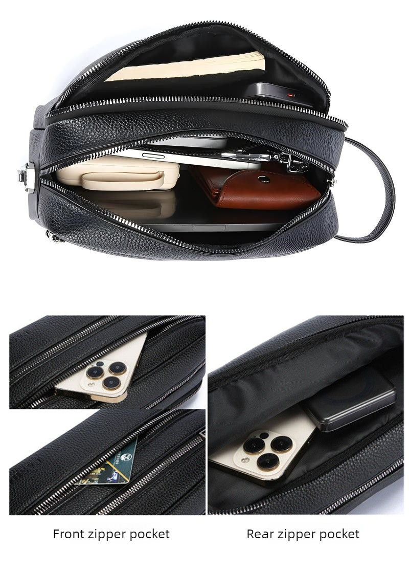 Vintage Men Hand Clutch Bag Mu - Men Accessories Box 评论和价格
