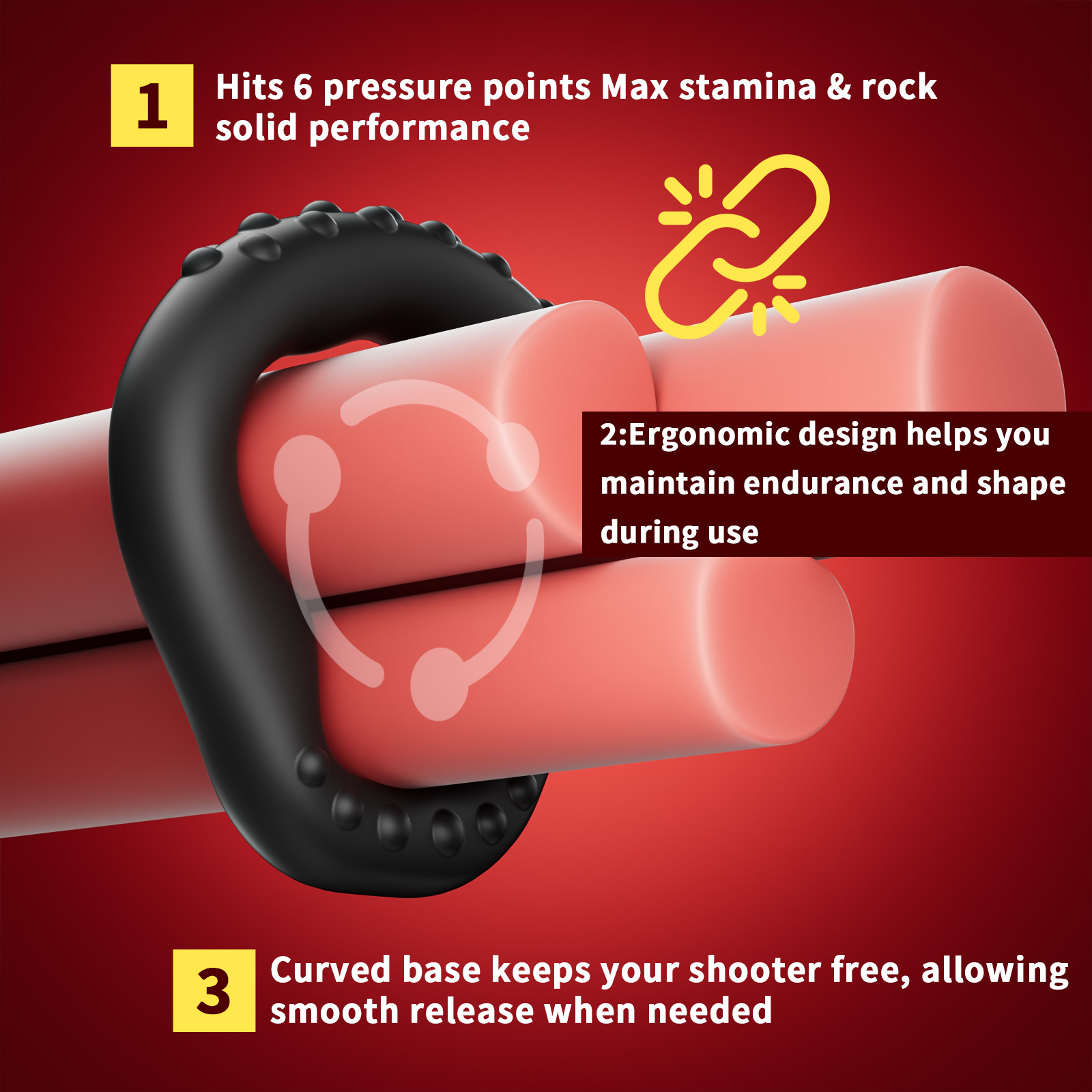 KUSHOR 8 PCS Silicone Penis Ri - Men Accessories Combo 评论和价格