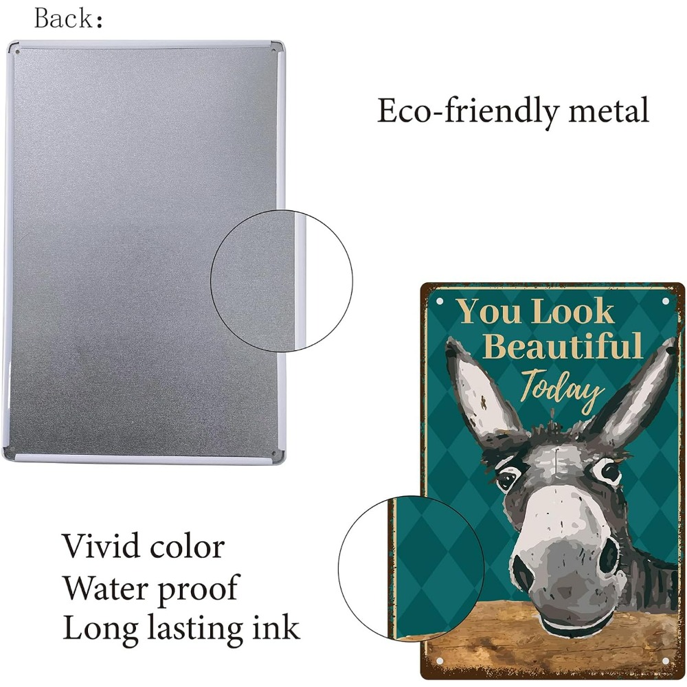 Donkey Vintage Tin Signs You L - Men Accessories Look 评论和价格