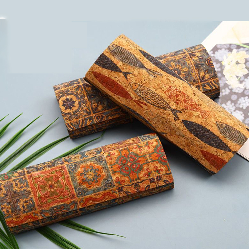 **Natural Cork Glasses Case Ha - Men Accessories Look 评论和价格