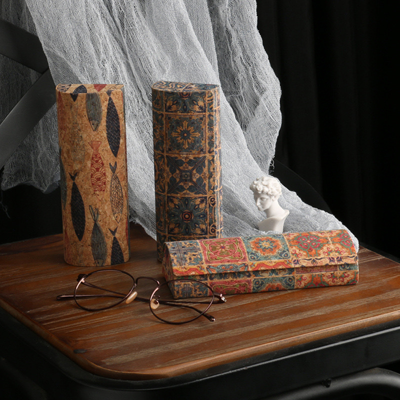 **Natural Cork Glasses Case Ha - Men Accessories Look 评论和价格