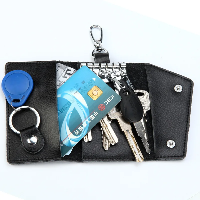 Genuine Leather Keychain Men K - Men Accessories Box 评论和价格