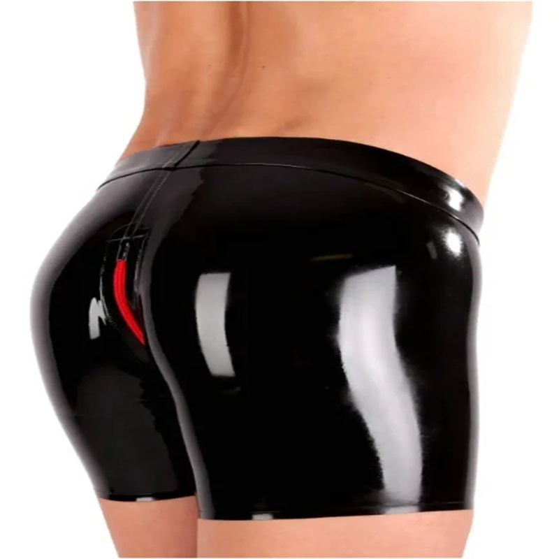 Latex Sexy Men Underwear with  - Men Accessories Look 评论和价格